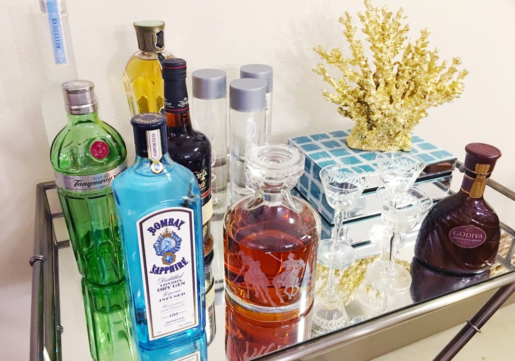 How to Style a Bar Cart