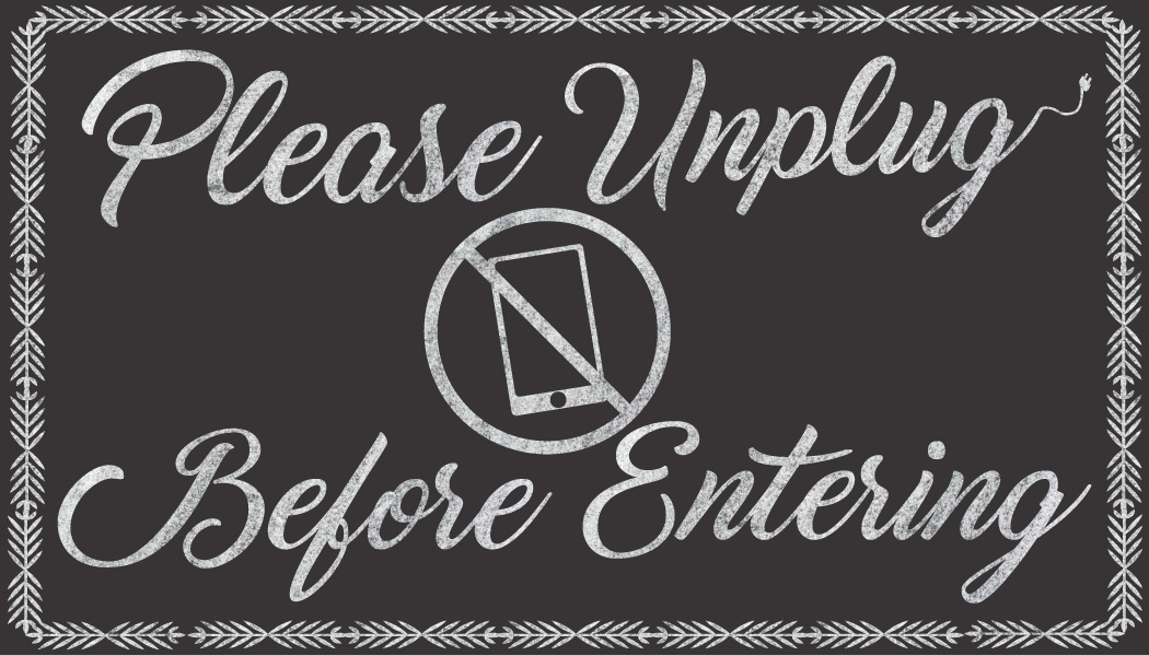 Unplugged Wedding Etiquette