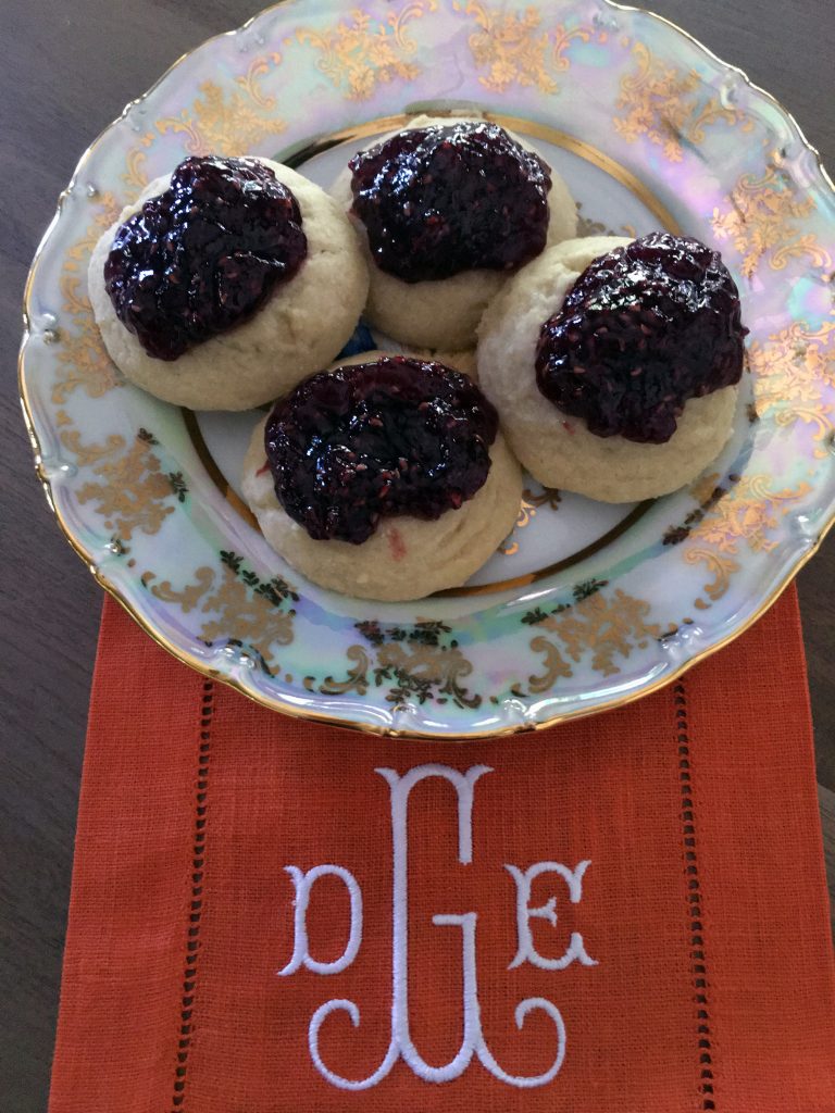 Tea Party Cookies and Napkin