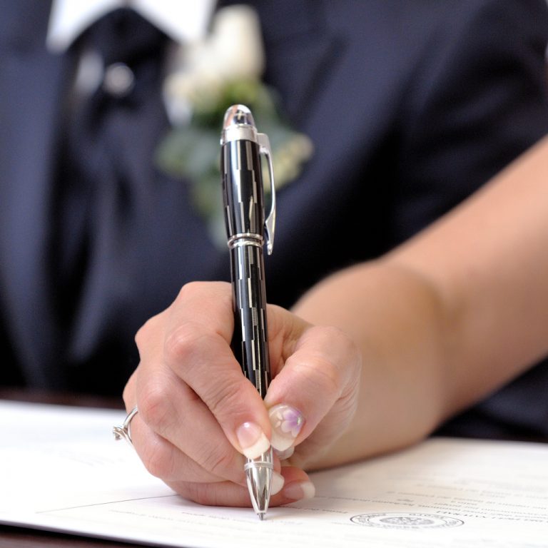 Steps to changing your last name after your wedding.