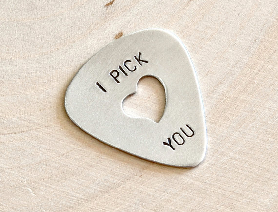 I Pick You Guitar Pick Courtesy of NiciLaskin