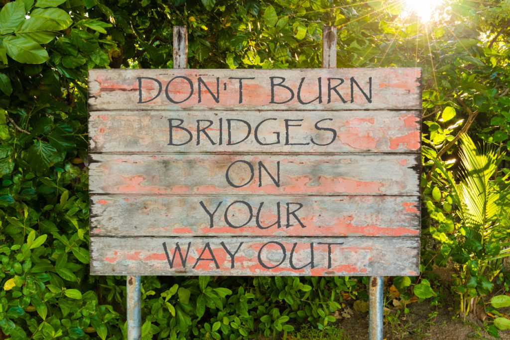 How to Change Jobs Without Burning Bridges