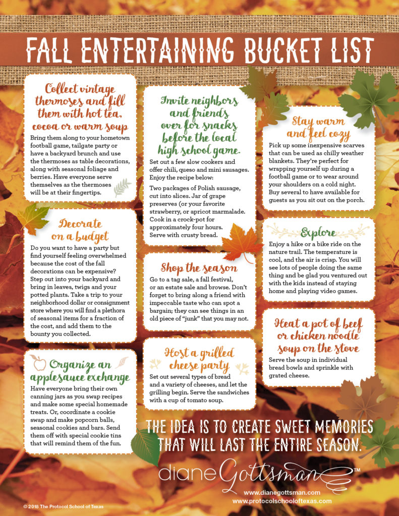 Fall Bucket List