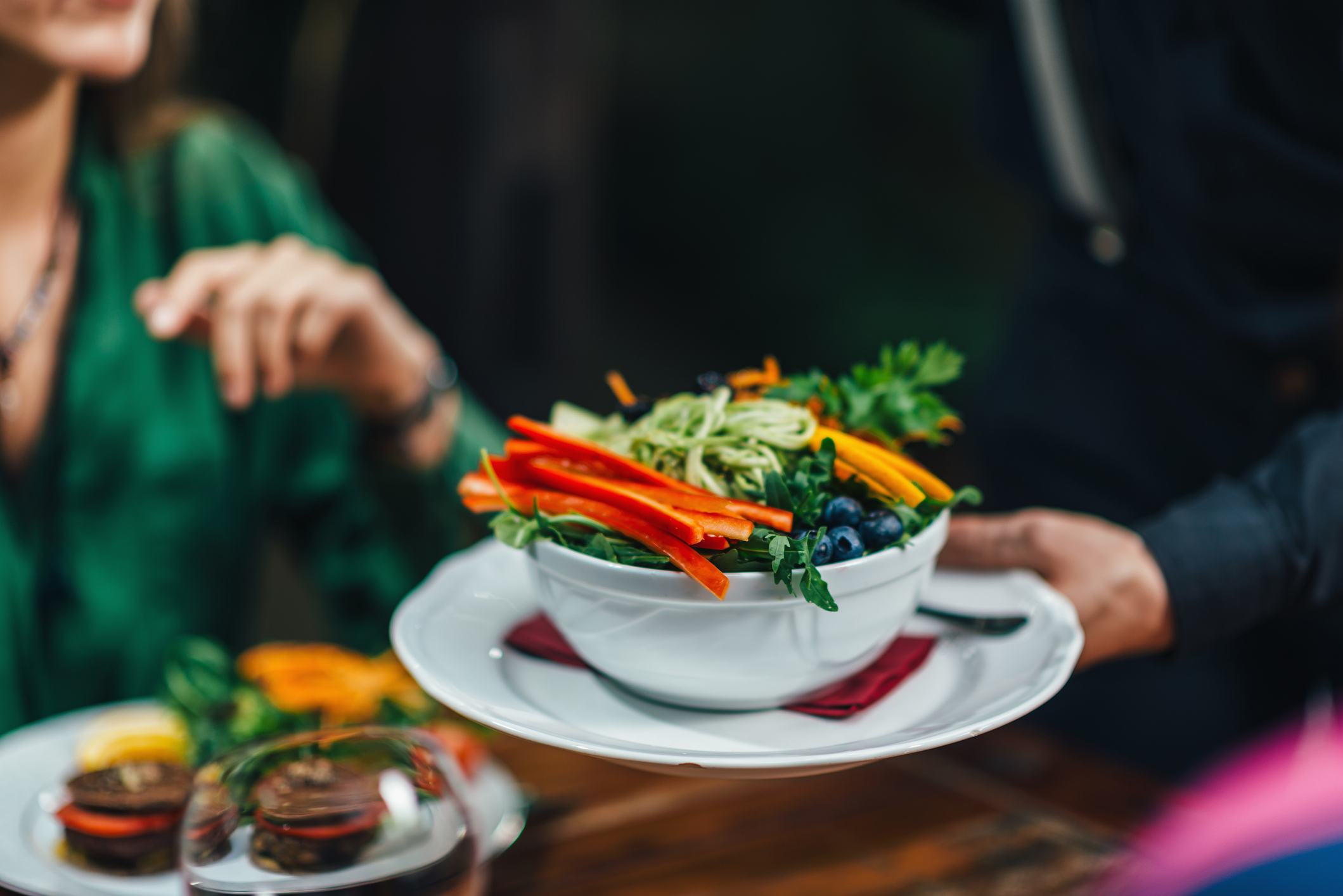 table to show the number of meal serving for kitchen