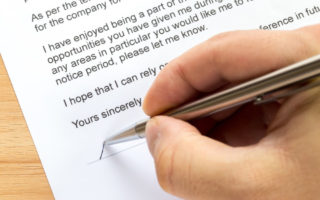 Resignation Letter