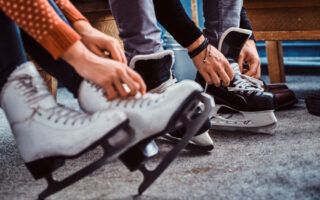 etiquette tips for the new year | tying ice skates