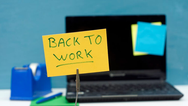 how to transition back to the office