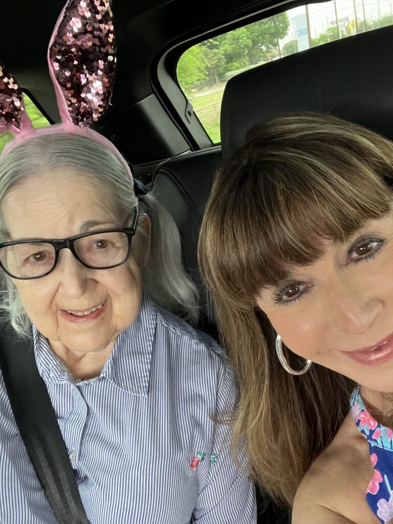 Easter photo Diane and mom