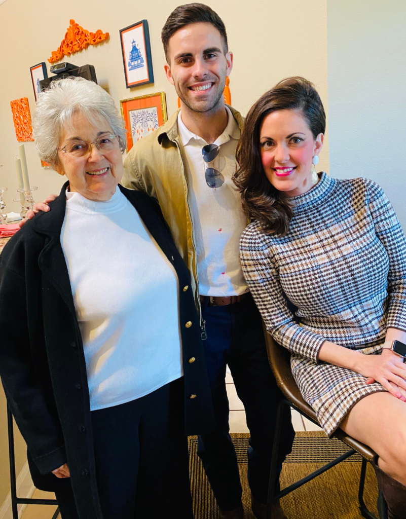 Diane's mom, son and eldest daughter