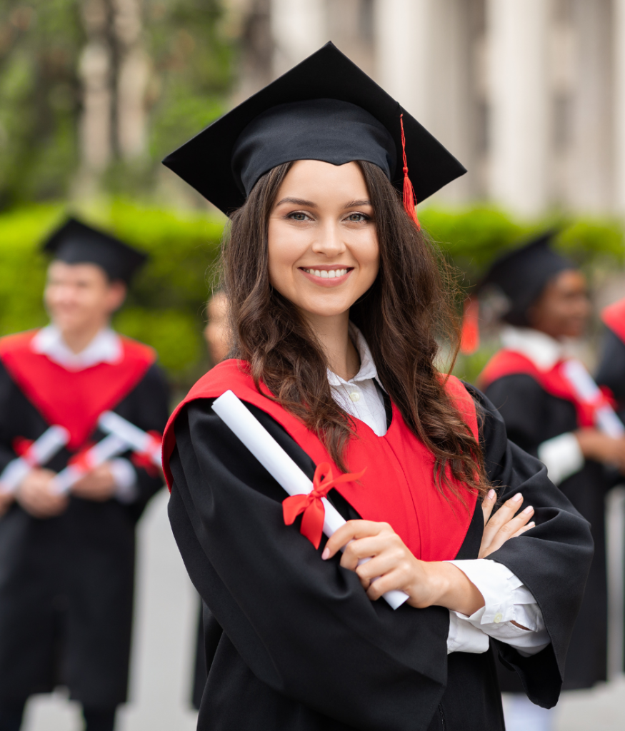 Graduate smiling 2023