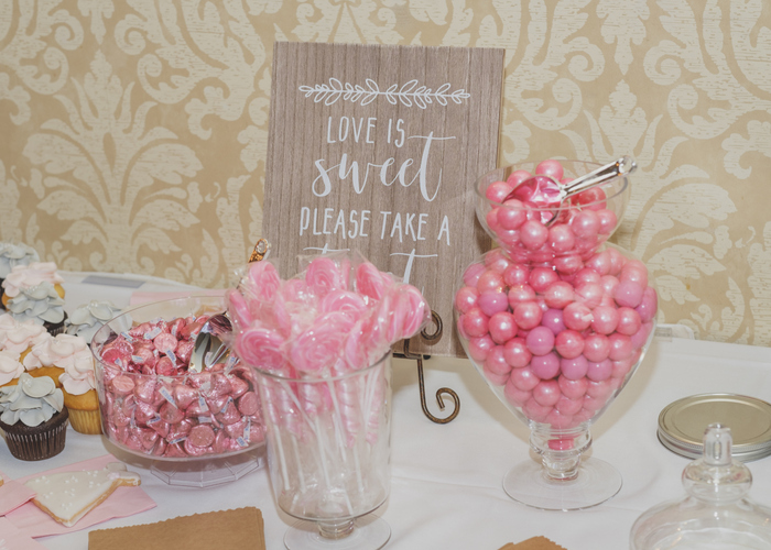 Bridal Shower Treat Table and Sign
