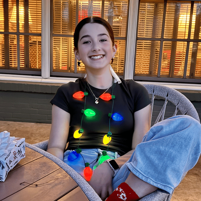 Holiday smiles from Brookie